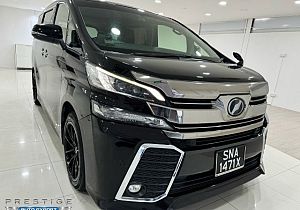 Toyota Vellfire 3.5 Z G Edition Sunroof 2015 Black BodyKit Android Player